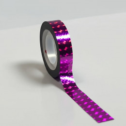 Обмотка для обруча розовая 15мм 30м