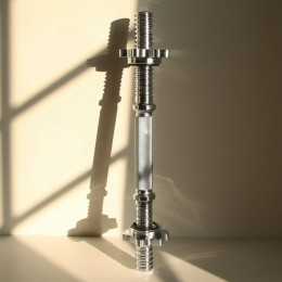 Гриф с гайками хромированный (d 25) 35 см